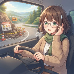 運転…危ないところは遠回りする人