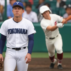 プロ注目の横浜高校 織田翔希 投手、智弁和歌山 楠本に３ラン浴びるなど３回途中で４失点 KO降板   #高校野球
