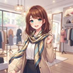 ストール【上手く巻けない】スカーフ
