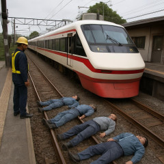 作業員4人が死亡 50代から60代の男性 駅の線路上で特急電車に接触 栃木県の東武日光線・新鹿沼駅   #速報 |  見張りがいてもやっちゃダメだろ普通に  |  ミヤネ情報によると