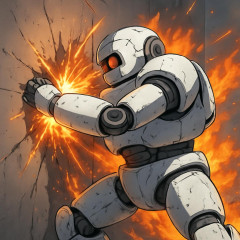 中国製ロボット、壁にぶつかり火花を放ちながらクラッシュ。火災・火傷へ💥🤖🔥   |  いや凄えよ  |  こうやって失敗しても再挑戦できる環境が羨ましいわ