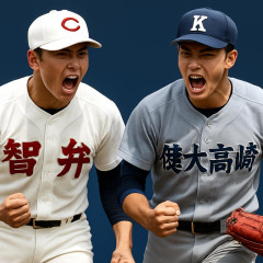 “夏の甲子園”決勝カード決定！ 智弁和歌山は5年ぶりVに王手 健大高崎は初の決勝   #高校野球 |  智弁和歌山（偏差値７３）　VS　健大高崎（偏差値４０）