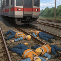 電車に轢かれて作業員👷４名全員死亡 ※発展途上国の話ではありません   |  トップが間抜けだとこうなる