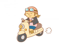 【動画】ま～んさん、バイクの運転が下手すぎる・・・