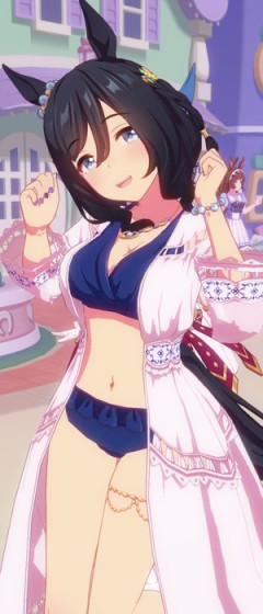 【ウマ娘】水着エイシンフラッシュの評価が低いのはガウンのせい？