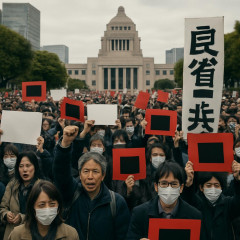 「反省」なき首相は退陣を 国会前デモに１万５千人、戦没者追悼式辞を批判   #時代の正体 憲法こそ未来 |  憲法変えないってのは