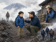 富士山で1人でいた7歳の小学生を救助 ぐずついたため父親が置き去りに...山小屋の関係者が救助要請=静岡県警