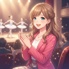 森泉 愛娘のバレエ「5回目の発表会」報告 ピンクのジャケット姿で鑑賞、貴重親子ショット公開