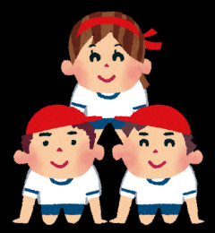 【画像】組体操で女子の下半身に顔を埋める男子ｗｗｗｗｗｗ
