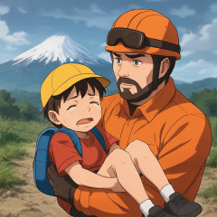 富士山で1人でいた7歳の小学生を救助 ぐずついたため父親が置き去りに