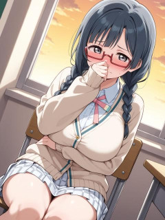 【画像】菜々「これが愛さんのカーディガン…♡」【ラブライブ！虹ヶ咲】