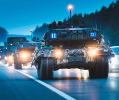 NATO多国籍軍団、鉄道と道路を利用して機動展開訓練を実施！