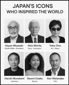 海外「世界にインスピレーションを与えた日本の著名人6人を選んでみた」