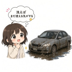 千葉で浸かった車ってどうなる？