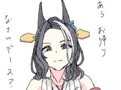 【ウマ娘】ラモーヌなら別キャラの衣装を着こなしててもおかしくないよね。「あらバーニングラブなのね…」