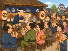 江戸時代に行ってラーメン屋やったら繁盛しそう！