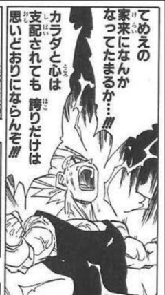 【ドラゴンボール】サイヤ人の誇りによってバビディの洗脳を跳ね除けたベジータいいよな