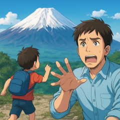 あり得ないと世間から批判された富士山7歳置き去り父親。上の子が勝手に登ってしまい仕方なくだった！   |  お前ら文句言ってるけどこの場合の解決策なんだよ