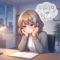 怒られた場面が頭から離れない