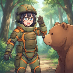 【画像】警察・警備会社向け装備品の『SYCO』、対クマ用ガチ防護服を開発