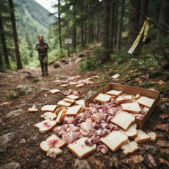 〈大山で謎の不法投棄〉大量の食パンの次は「鶏の内臓」…7日間で5日も繰り返される怪行動、警察も捜査「落としたとは考えにくい」