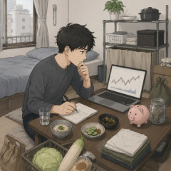 ニーサ貧乏だけど生活切り詰めて必死に投資してる