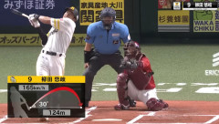 柳田悠岐（37歳）打率.295 12本塁打 48打点 ops.789
