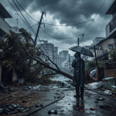 台風が怖い