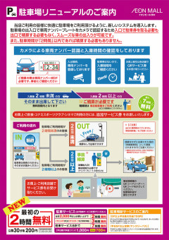 イオンの駐車場に停めるのが難しすぎる