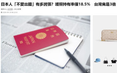 台湾メディア「日本人は海外に行きたがらない？　パスポート保有率はわずか18.5％、台湾は約3倍だ」