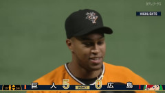 巨人5-0広島←ええやん、勝利投手代木←おめでとう！、セーブマルティネス←ファっ？
