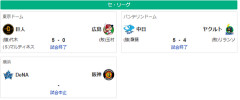 8/22セ順位　虎==-巨=====//====横-ヤ====中広