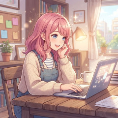 ブログを書いてる人