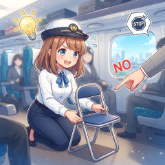 天才「新幹線に椅子を持ち込めば席が空いてなくても座れる」→JR東日本「やめろ馬鹿！立ってろ」