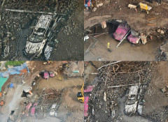 【速報】中国・瀋陽の大洪水で地下車庫が水没・崩壊「金がないため1カ月経っても復旧できずそのまま」