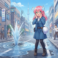 【悲報】東京江東区で水道管破裂の通報