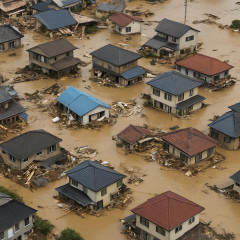 から5日 13人死亡1人行方不明 2300棟超の住宅が全半壊や浸水などの被害（18日午後4時時点）   #千葉豪雨 |  テレビで新築３ヶ月で一階の天井まで浸水とかあったけど千葉は危険すぎる