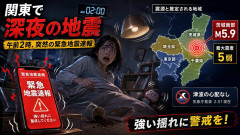【茨城南部M5.9】8月23日午前2時「緊急地震速報」でSNS大パニック   関東激震