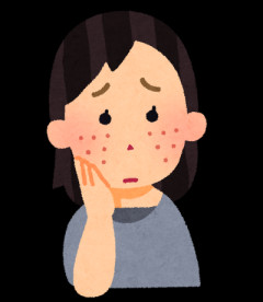【相談】先日6人目の赤ちゃんを出産したんだけど体調はともかく肌荒れが酷く赤い斑点ができて痒い！授乳中なので薬が飲めないんだけどどうしたらいい？