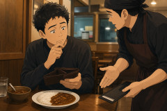 カレーを注文したら「ちょっとハヤシライスもどう？」→お会計に含まれていた…スリム内間の体験談に共感、店へのモヤモヤも
