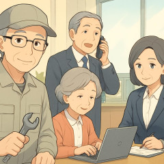 みんな60歳の定年後に働くってどんな仕事？