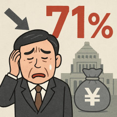 消費税減税、財政への不安感じる71％ (共同通信)   |  財務省「じゃあ消費税増税するわw」