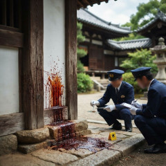奈良・薬師寺の国宝にねっとりとした液体をかけた女を逮捕