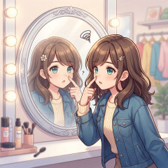 女性でも年取ると鼻大きくなるの？