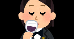 【画像】お胸を机に乗せてワイン飲む