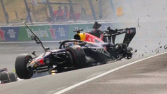 レッドブルのフェルスタッペン、最後の母国F1オランダGPをクラッシュで終え「今週末は残念だった」