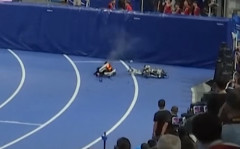 中国の人型ロボット、100mを9秒32で走りウサイン・ボルトを超える なおゴール後に爆発四散