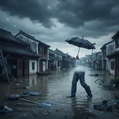 台風19号、中国上陸へ。早くも洪水被害が発生してる件