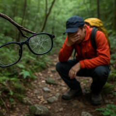 「眼鏡が木の枝にあたって割れて、視界が悪く下山できない」救助に向かうも発見できず…国立公園大山で山岳遭難   #鳥取
