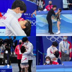 【画像】りくりゅうペア、試合前に発情していたwwwwwwwwwwwwwwwwwwwwwwwwwww